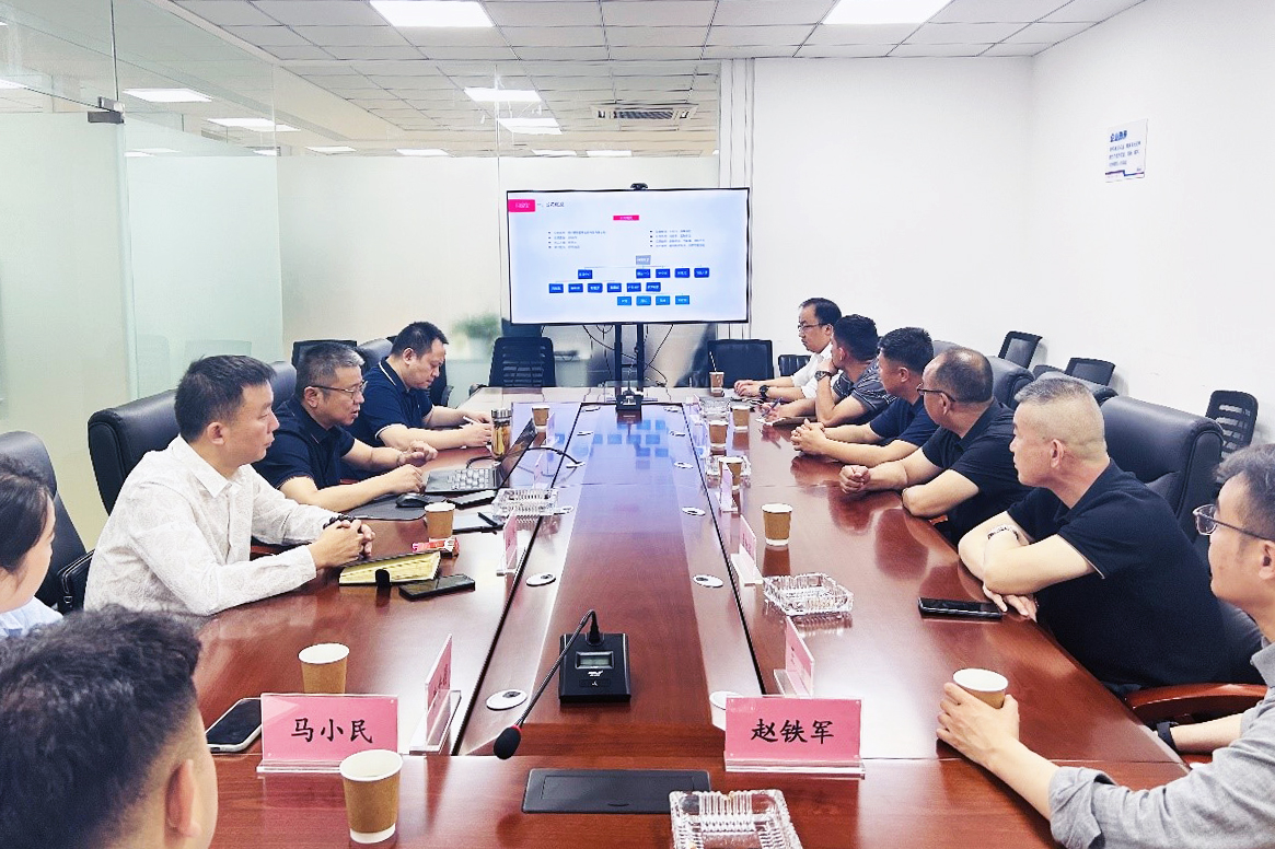 新疆新时州客运汽车站服务有限责任公司等多家公司到v8哈希游戏科技参观互换